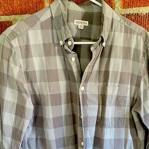 Merona Buffalo Plaid Shirt Men M